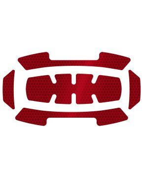 ENS 5 AUTOCOLLANTS ROUGE POUR CASQUE     - 48-73-4603