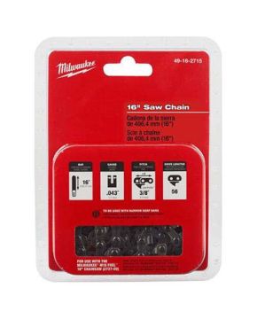 CHAINE DE SCIE A CHAINE 16" MILWAUKEE    - 49-16-2715