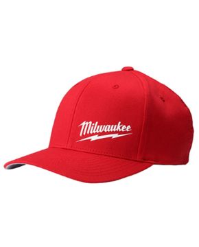 MILWAUKEE SMALL MEDIUM RED FITTED HAT    - 504R-SM